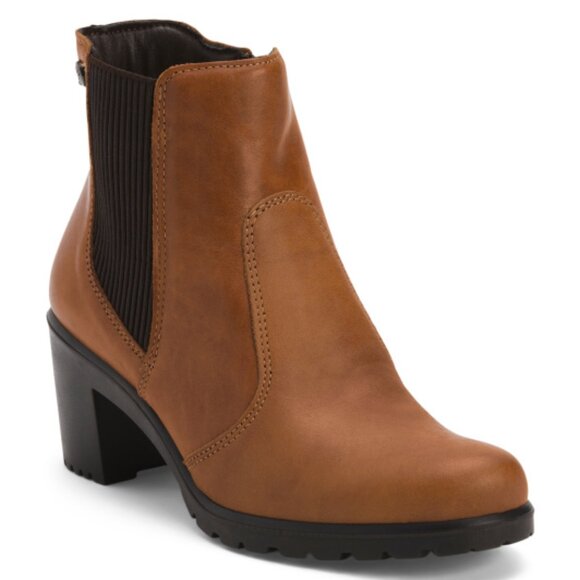 NEW ENVAL SOFT Made In Italy Leather Booties brown for women  563mn - Picture 2 of 6